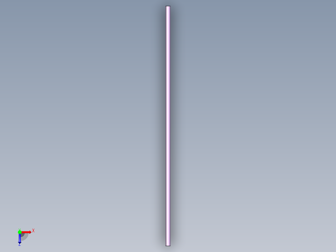 1米長彈簧LR-3D多系列多零件图纸模型俯视图