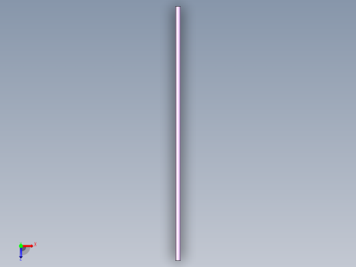 1米長彈簧LR-3D多系列多零件图纸模型俯视缩略图