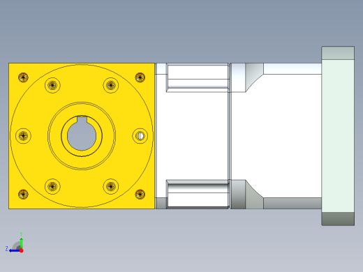 换向器PW90双孔 PGH90-L1 24-95-115-M8.stp右视缩略图