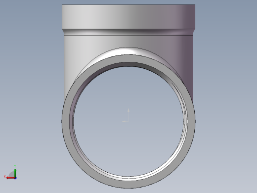 三通-等径 DN40后视缩略图