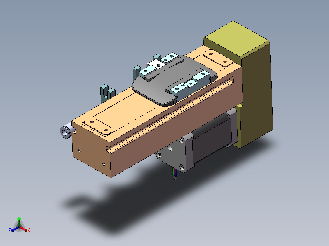 MCH丝杆全封闭MCH5M-BM-42主视图