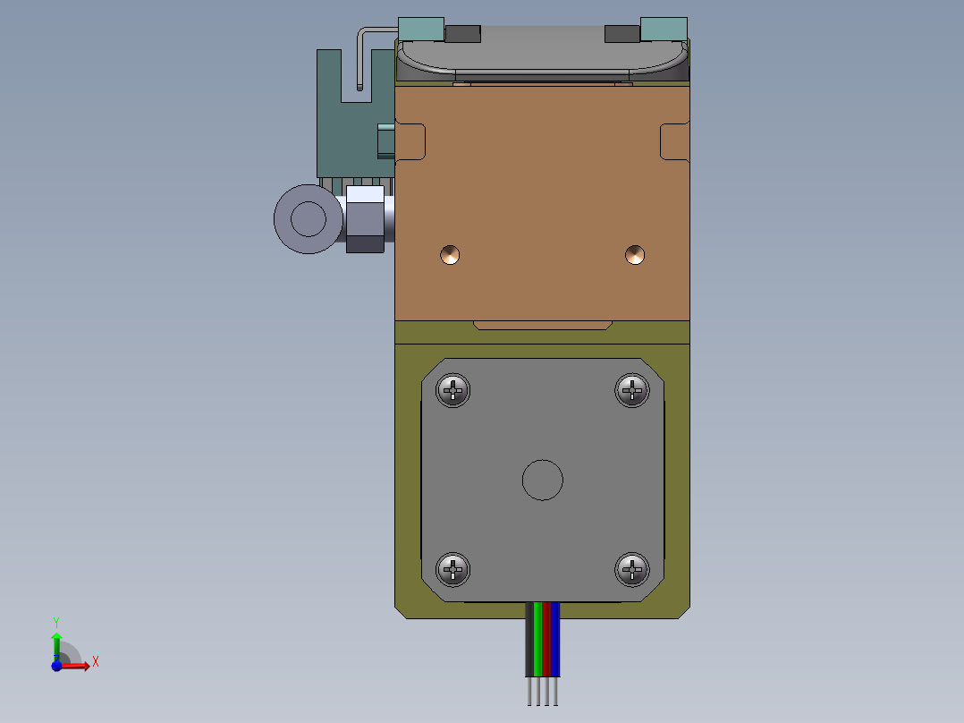 MCH丝杆全封闭MCH5M-BM-42前视图