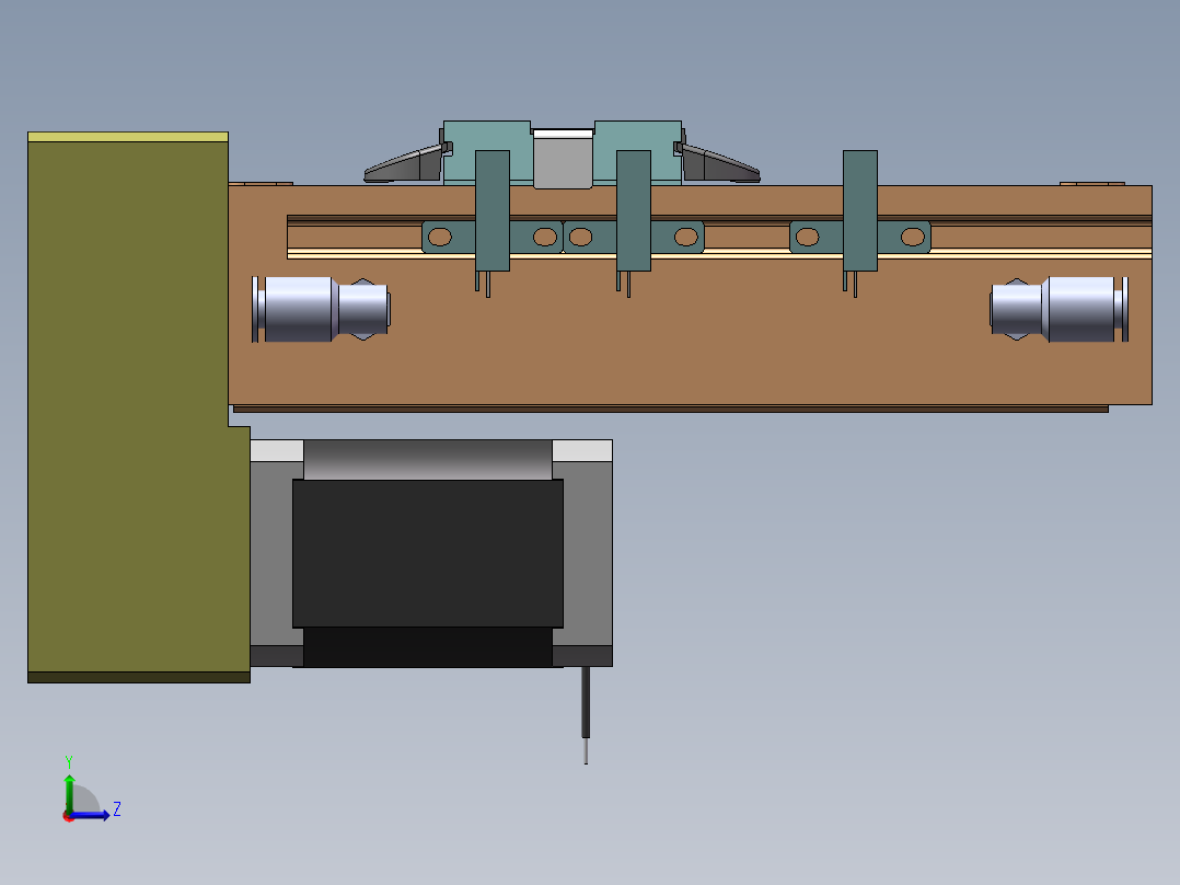 MCH丝杆全封闭MCH5M-BM-42左视图
