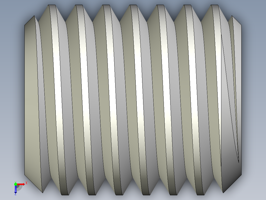 DIN 913-ISO 4026 固定螺钉-M14 L=16.STEP俯视图