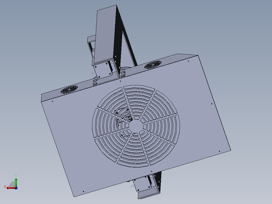 龙门3D打印机后视图