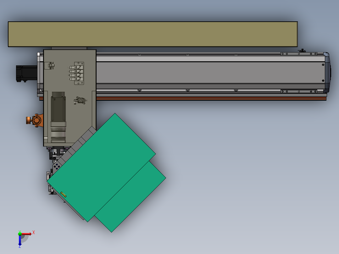 LCM撕膜组件03俯视图