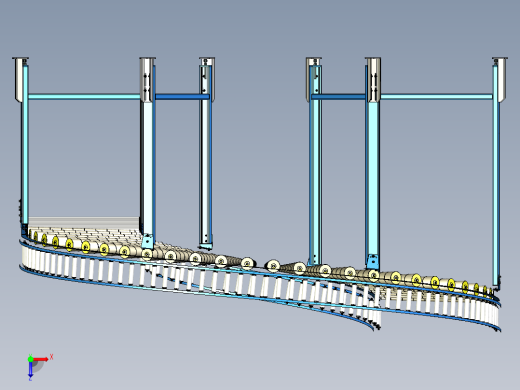 滚筒输送机 (1)俯视缩略图