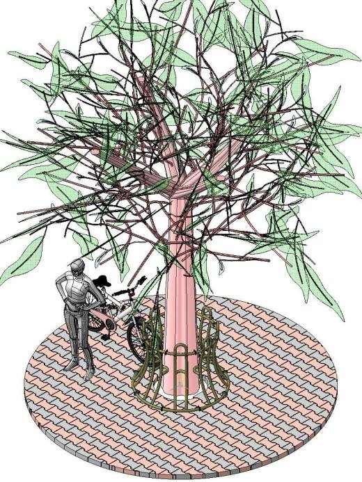 自行车停放植物缩略图