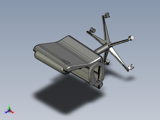 白色女士办公扶手椅