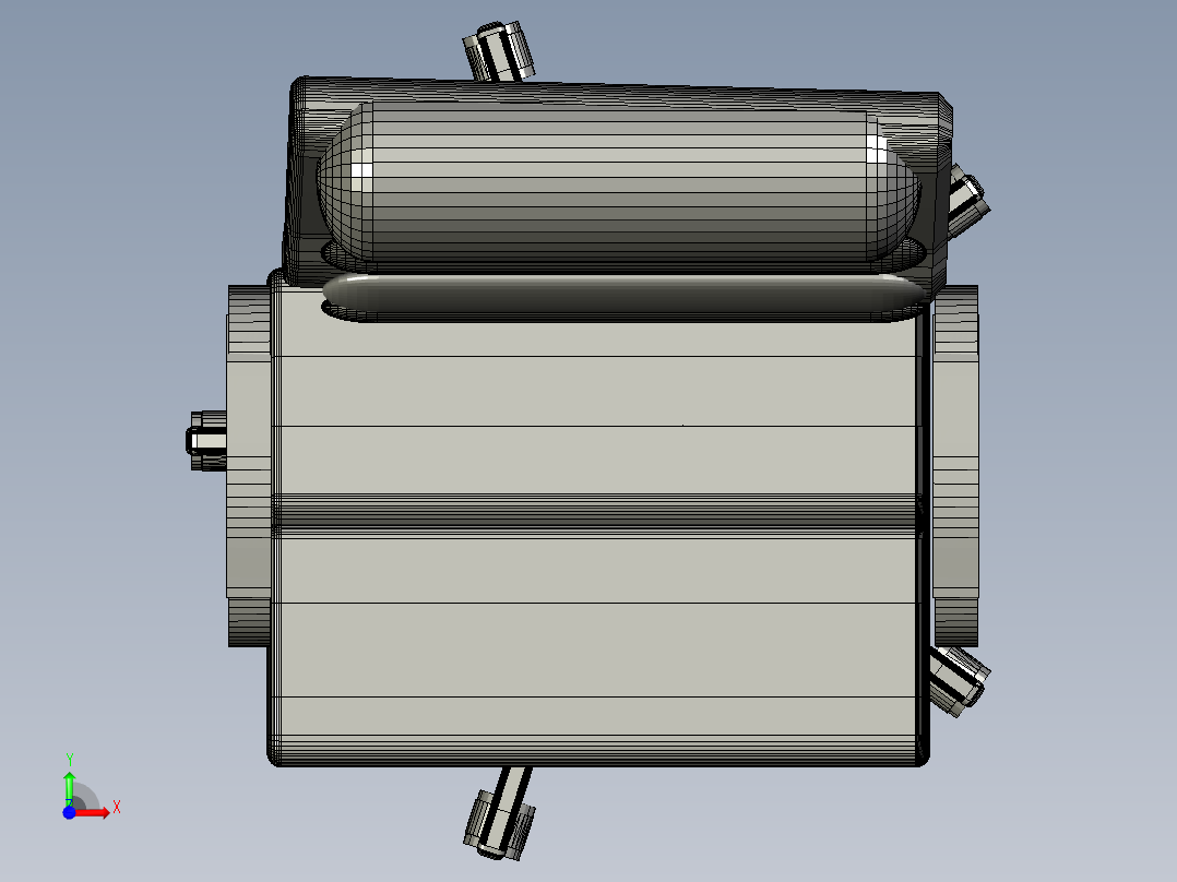 白色女士办公扶手椅前视图