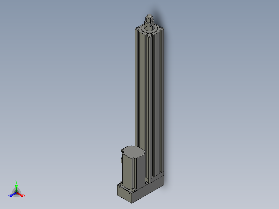 12VZ电动缸-VZ6-S400-BD主视图