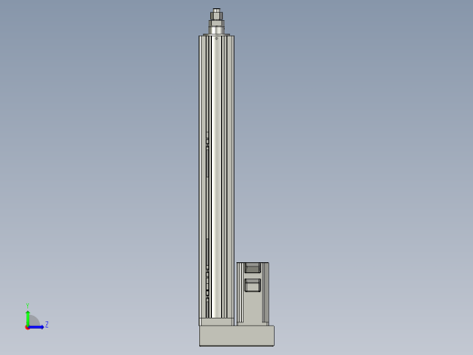 12VZ电动缸-VZ6-S400-BD左视缩略图