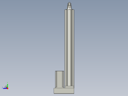 12VZ电动缸-VZ6-S400-BD右视缩略图