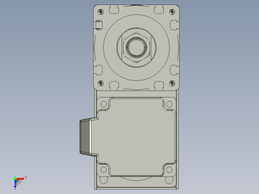 12VZ电动缸-VZ6-S400-BD俯视缩略图
