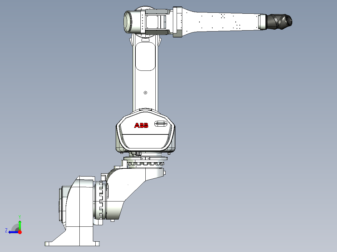 ABB全系列机器人3-3D模型 (144)右视图