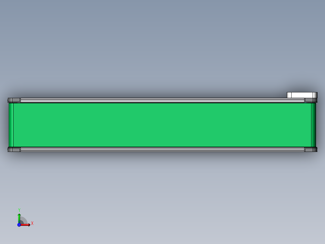 传送带 宽350长2000前视图