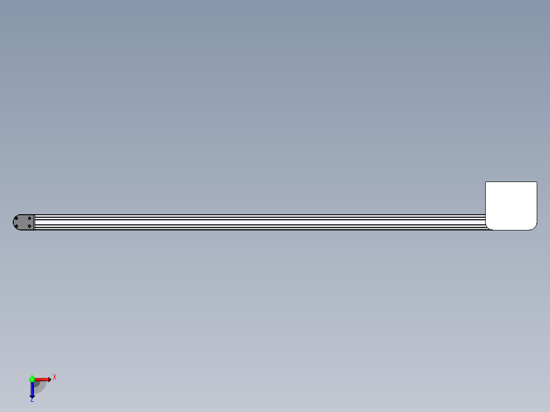 传送带 宽350长2000俯视图