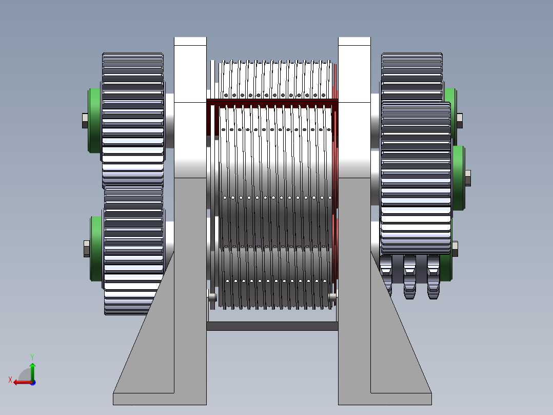 玉米秸秆保留型收割榨汁机的榨汁系统设计说明书及全套图纸