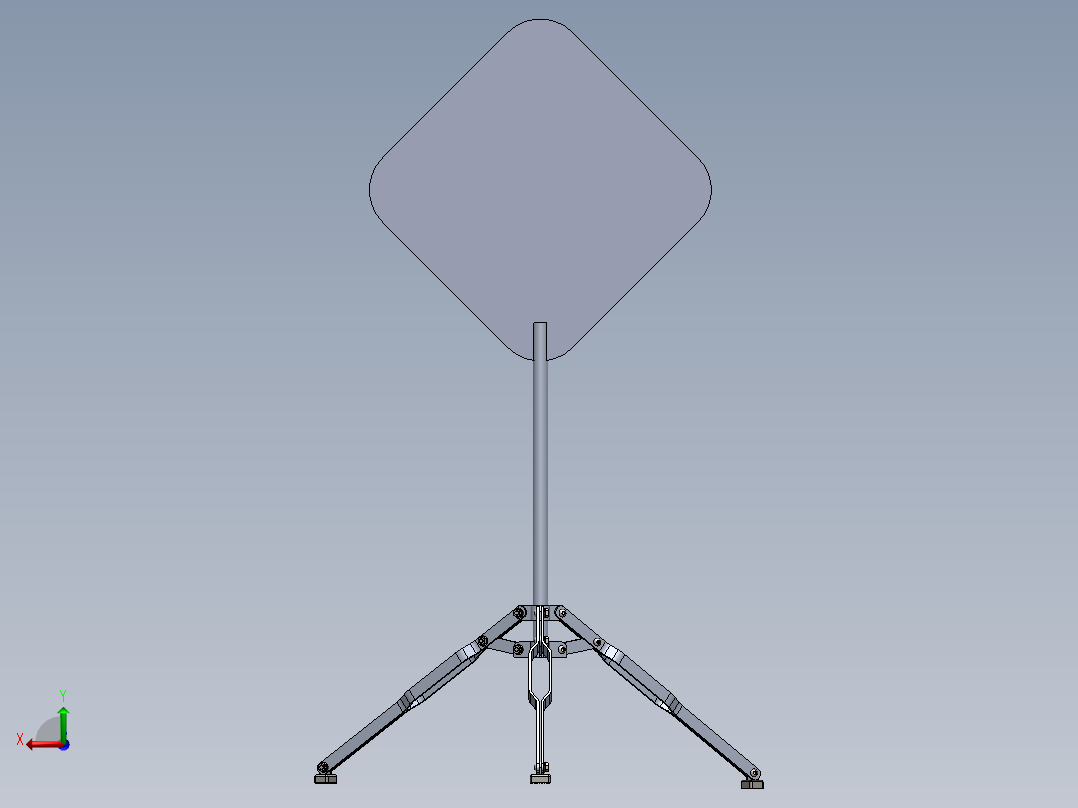 三脚架(51)后视图