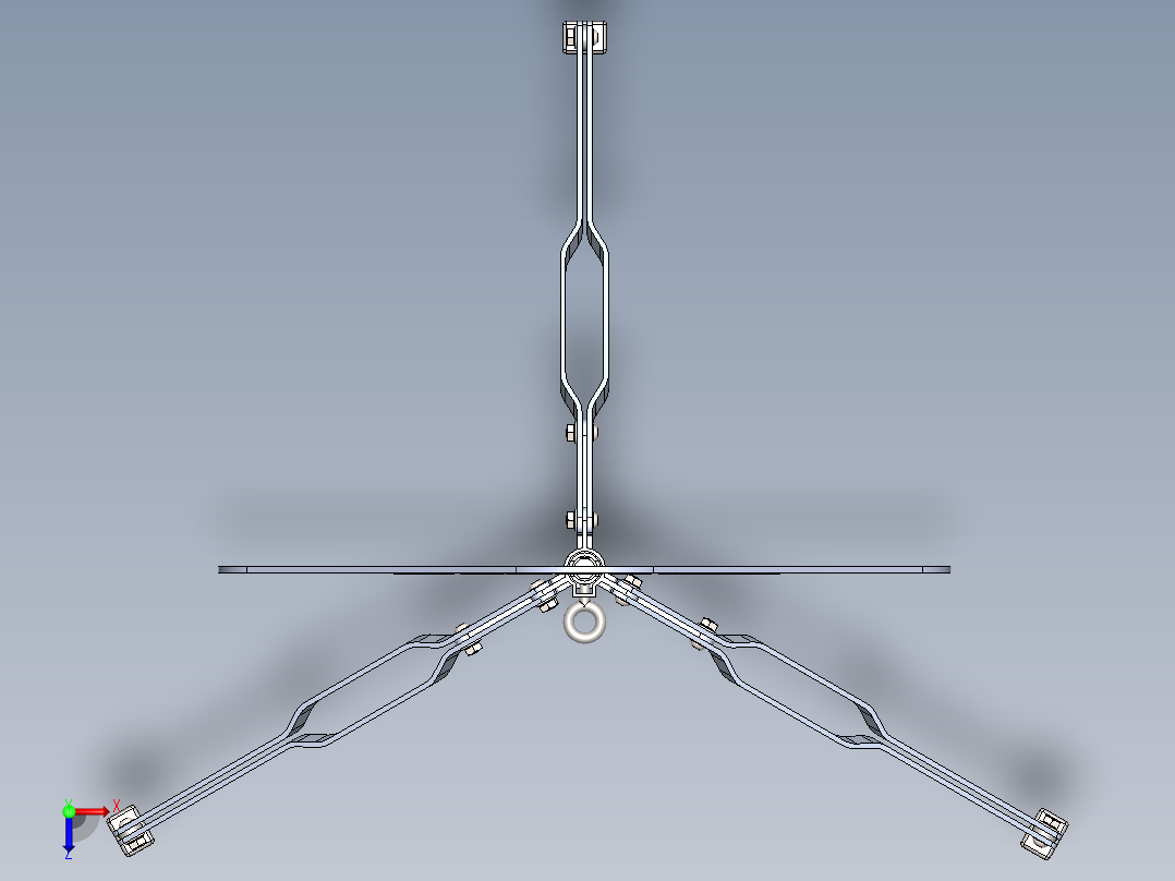 三脚架(51)俯视图