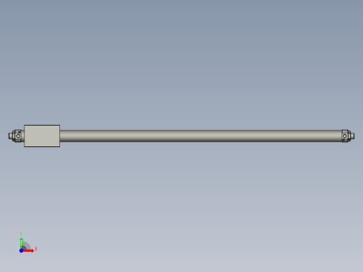 2外购件无杆气缸RMS16X450前视缩略图