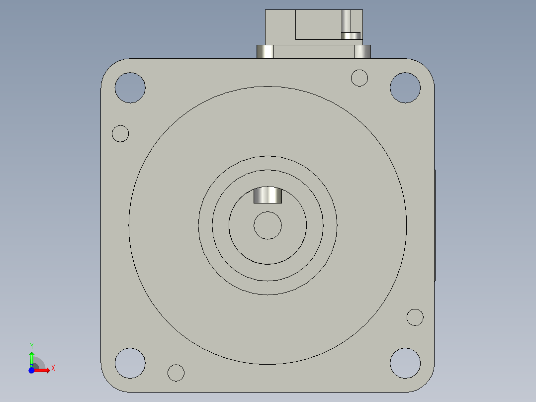 MSMF042L1U2-400W伺服电机前视图