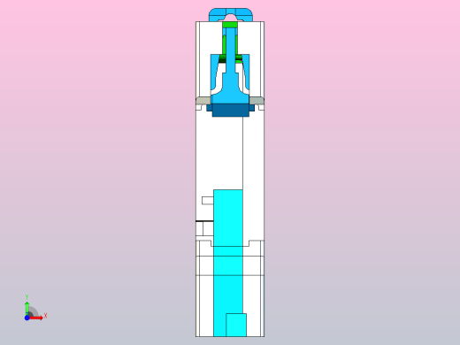 NBH8-40H 1P&amp;N小型断路器三维模型202404前视缩略图