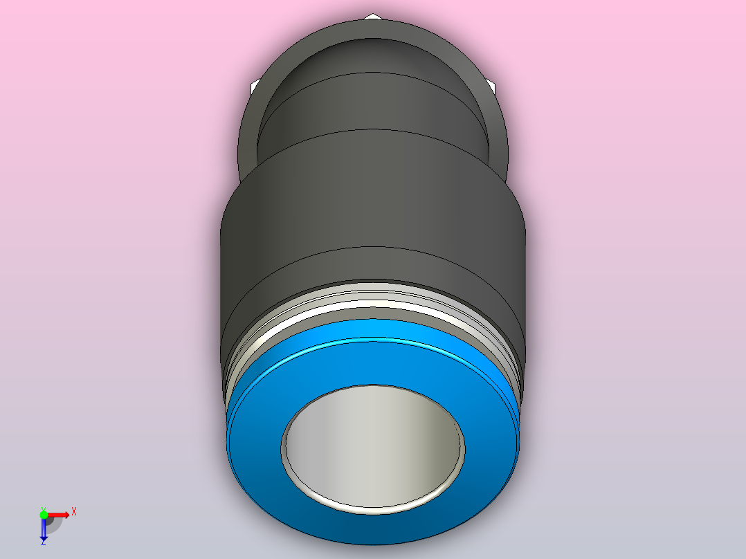 快插接头QSW-1_4-10俯视图