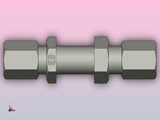 EO标准液压接头舱壁接头SV06ZL71(16)前视缩略图