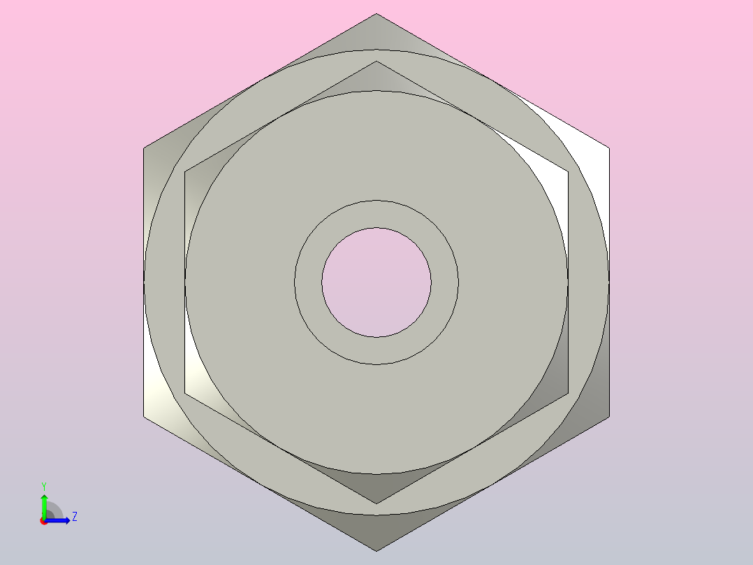 EO标准液压接头舱壁接头SV06ZL71(16)左视图