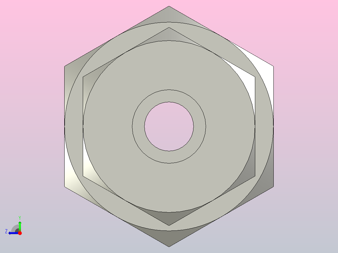 EO标准液压接头舱壁接头SV06ZL71(16)右视图