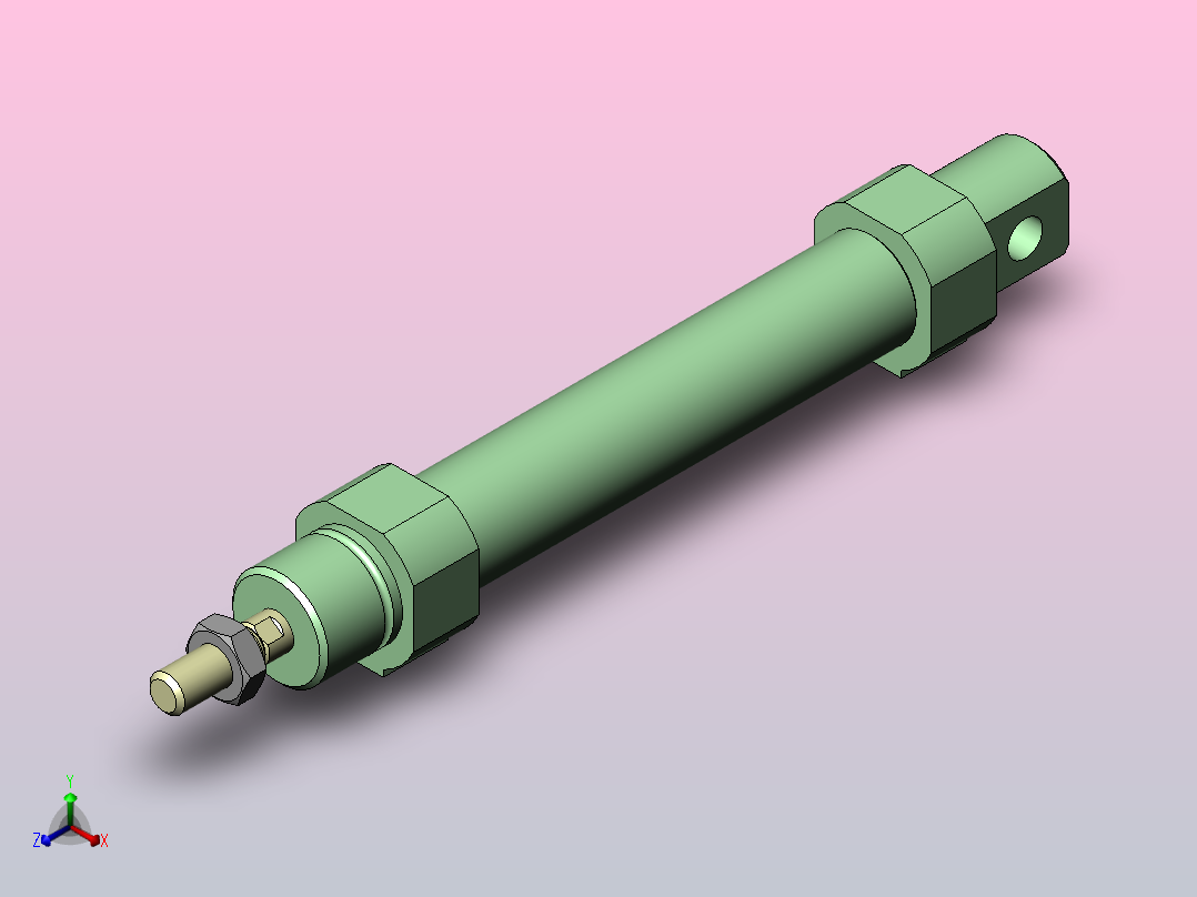 气缸SDA20x75-C-SA2主视图