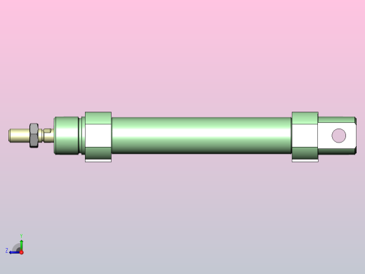 气缸SDA20x75-C-SA2右视缩略图
