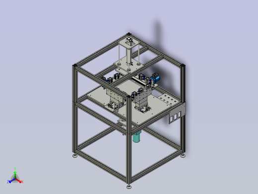 自动丝印设备正等轴测缩略图