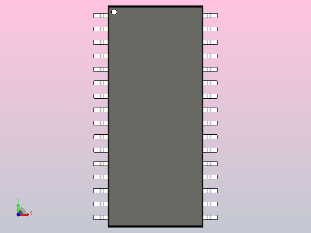106x SOIC 封装（小外形集成电路）SOIC127P1176X120-32N前视图