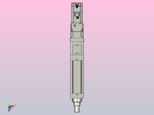 轻载电动缸TPA-ESR80-2510C-L100-M-W-P75-JX-C3俯视缩略图