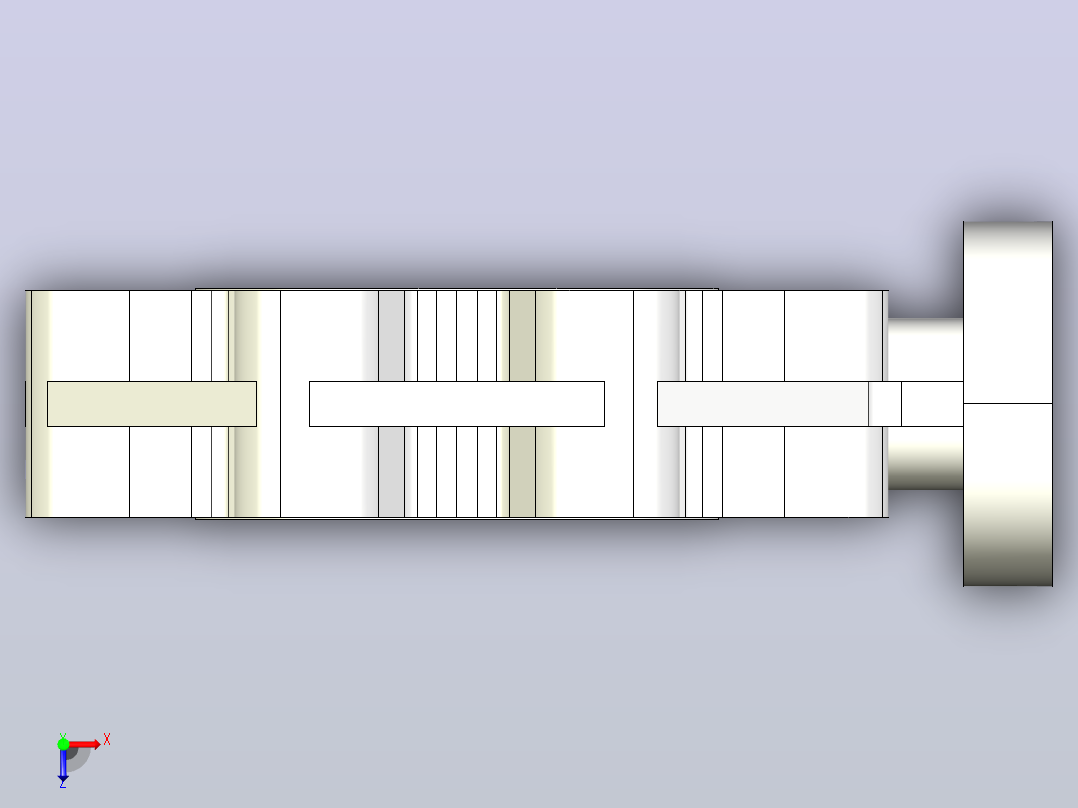 5FKOCFM LUG ISO-DIN 裸轴蝶阀，凸耳iso-din版本俯视图