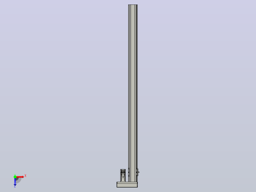 日规模组半封闭丝杆TPA-HNR-65S-1610C-L1150-ML-C-P10-N3俯视缩略图