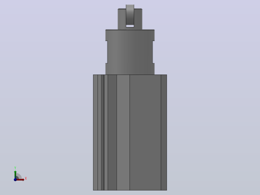 RSQ20止动气缸(滚轮型)[RSQB20-15DR]前视缩略图