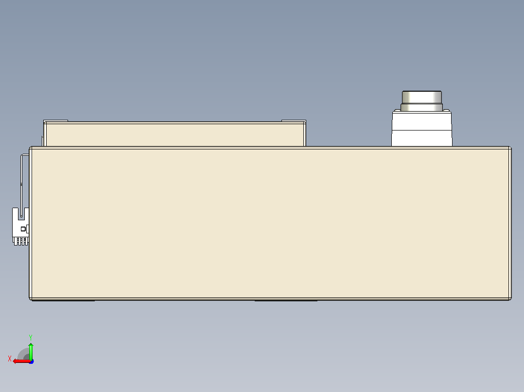 滚珠丝杠直线轴带导轨全封闭TPA-HCR-220D-3210C-L1700-MR-Y-P1K-N3后视图
