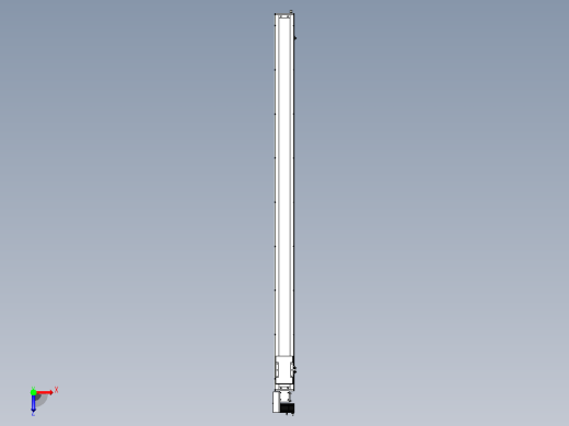 SCM14-2250-L滚珠花健、支撑座、滚珠丝杠、交叉导轨、直线模组俯视缩略图