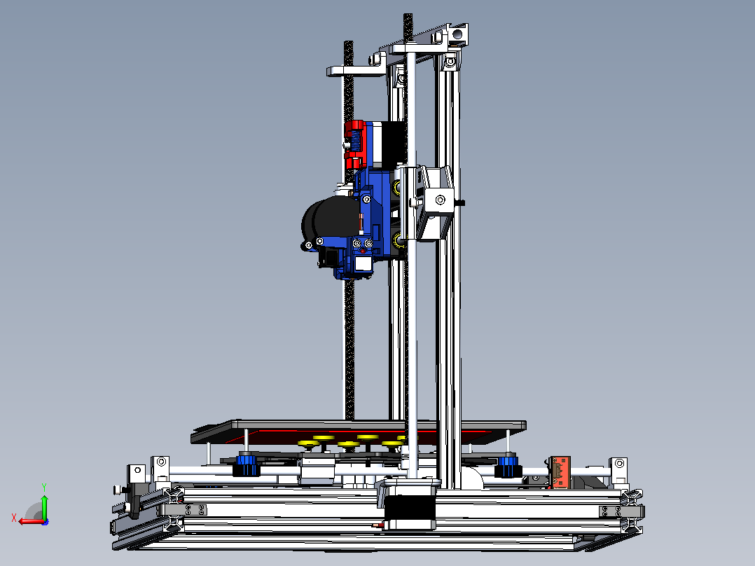 yığım2-3d打印机后视图