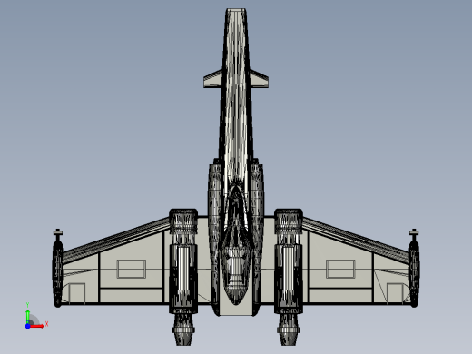Z-95星际战斗机前视缩略图