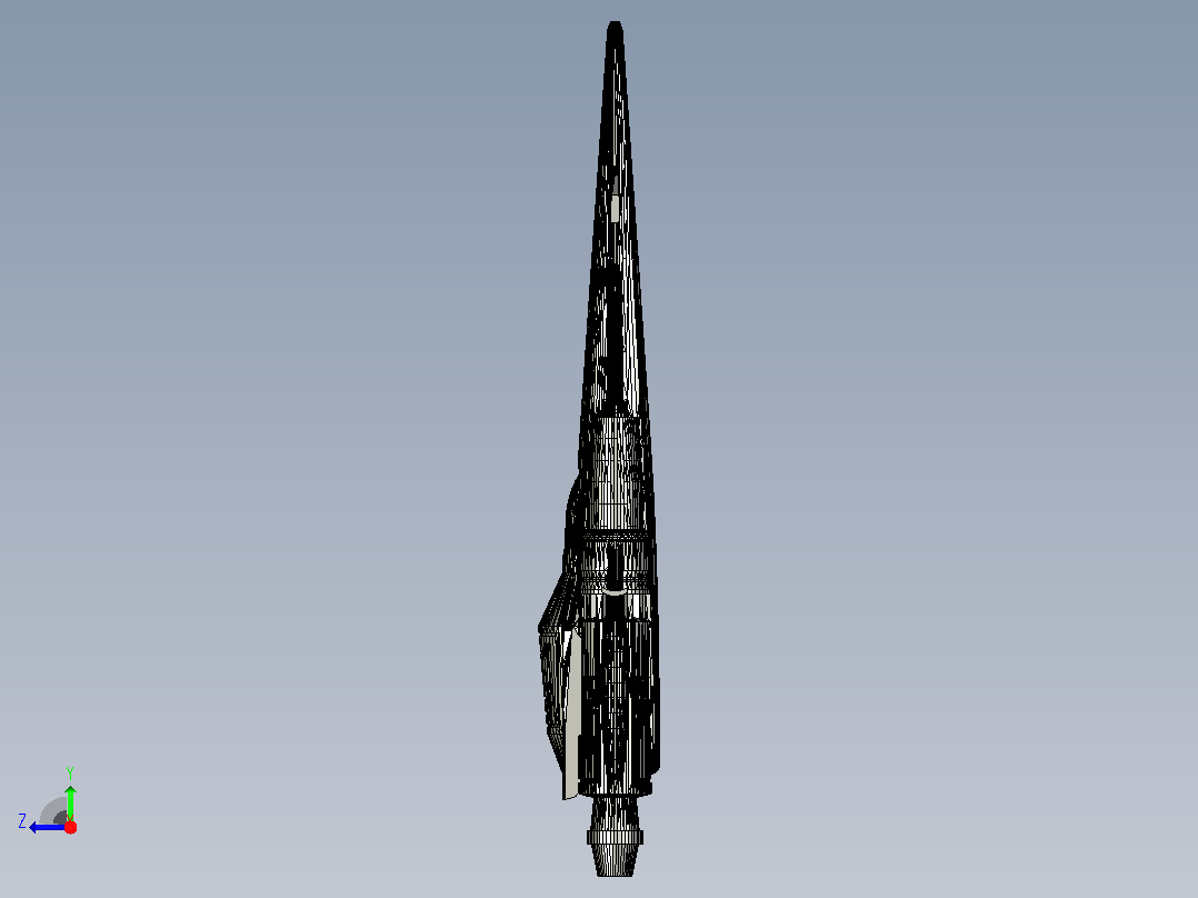 Z-95星际战斗机右视图