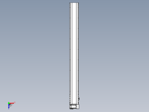 皮带直线轴半封闭可选导轨TPA-HNB-175D-140-L1650-RU-C-P75-N3俯视缩略图