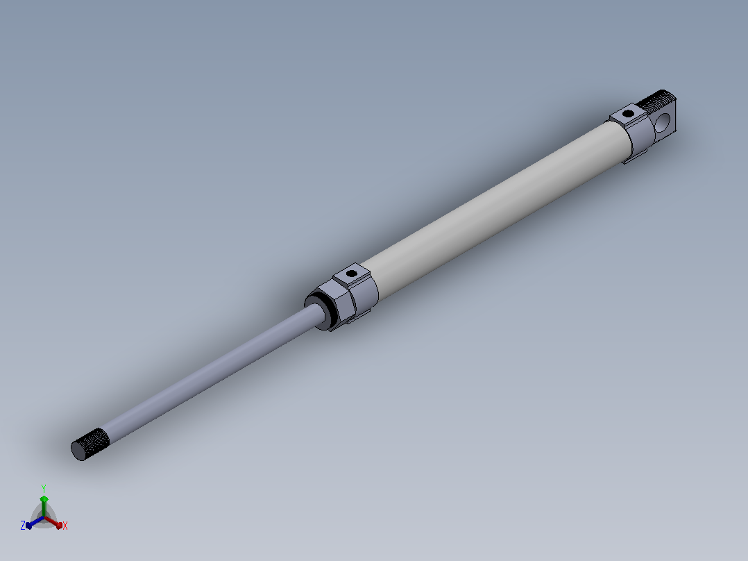 气动B20S50气撑气弹簧主视图