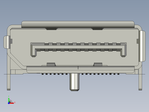 DP 连接器，即 DisplayPort 连接器前视缩略图