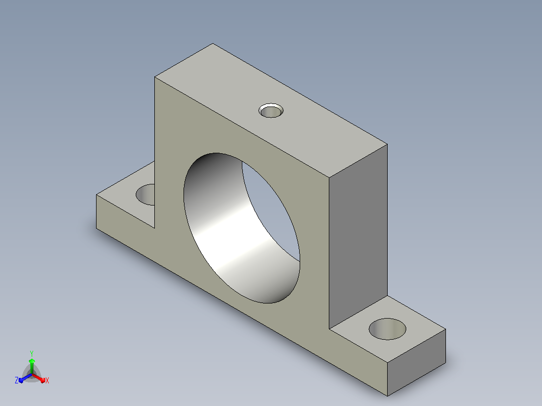 爱安特AT导向轴支座STL-40-25-C主视图