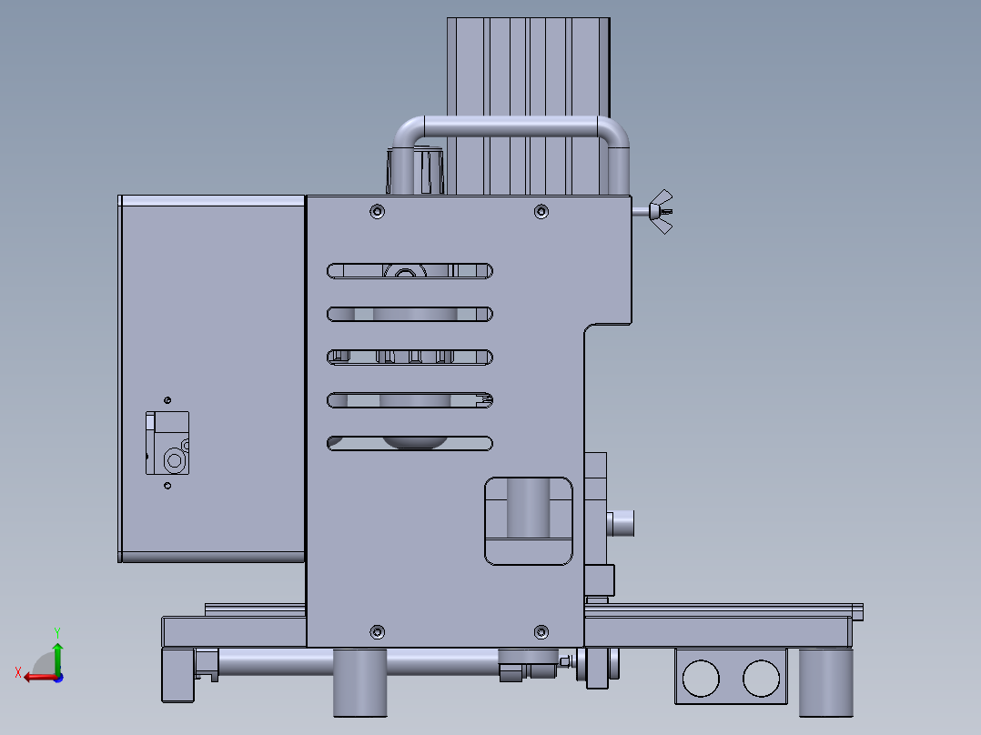 料带裁切治具后视图