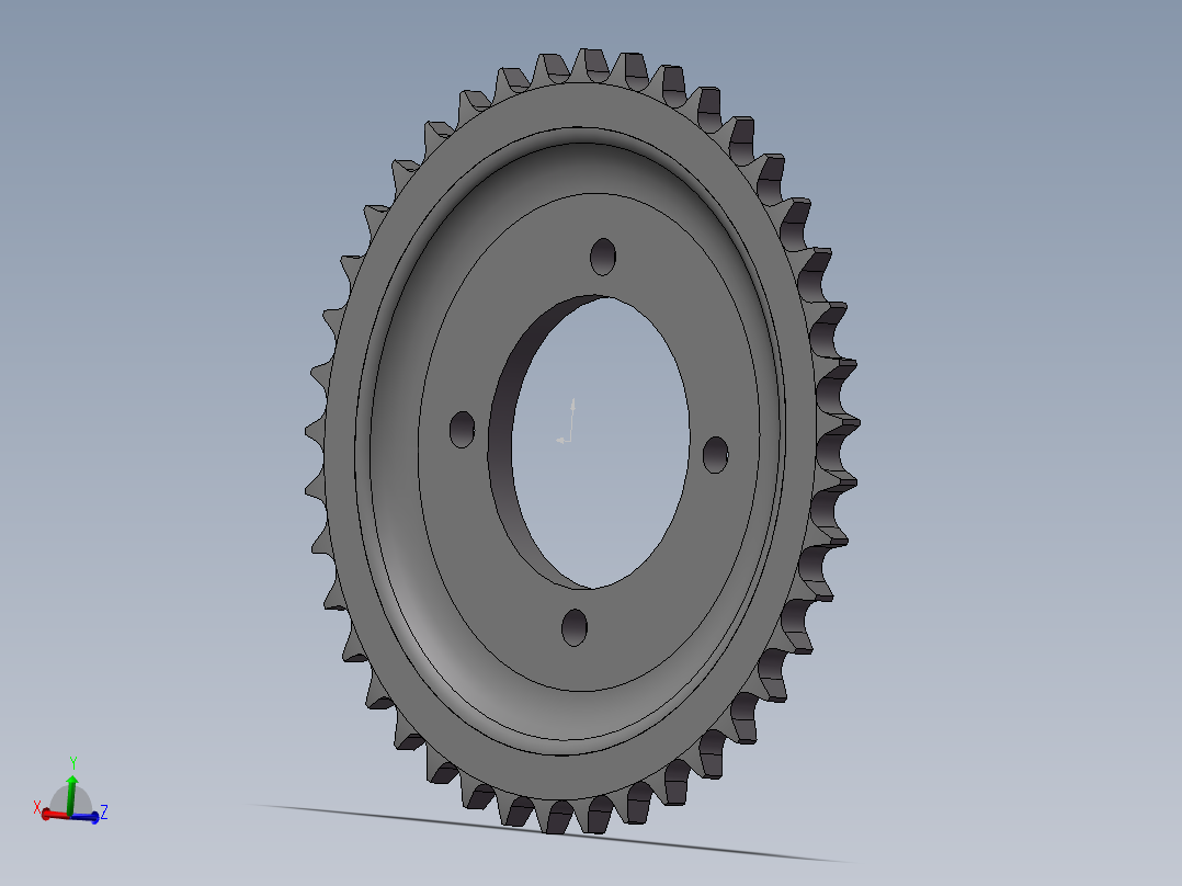 摩托车链轮3D模型